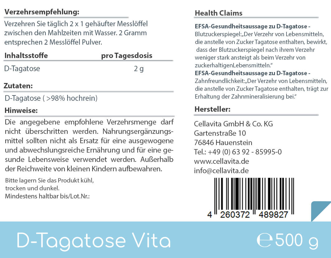 D-Tagatose Pulver