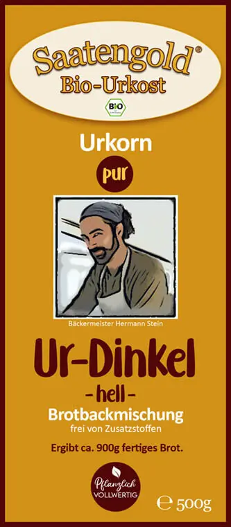 Mehl-Brotbackmischung (Bio) Ur-Dinkel hell pur 500g