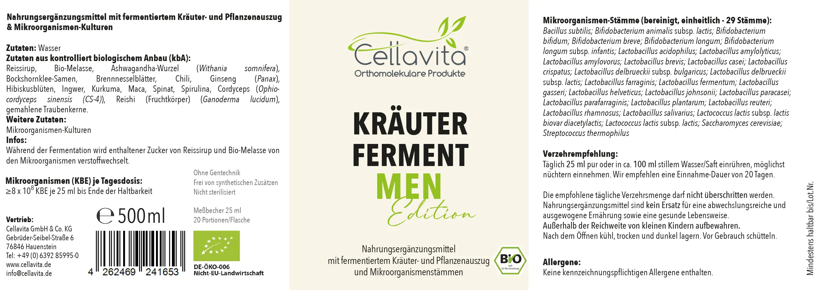 Kräuterferment Men Edition