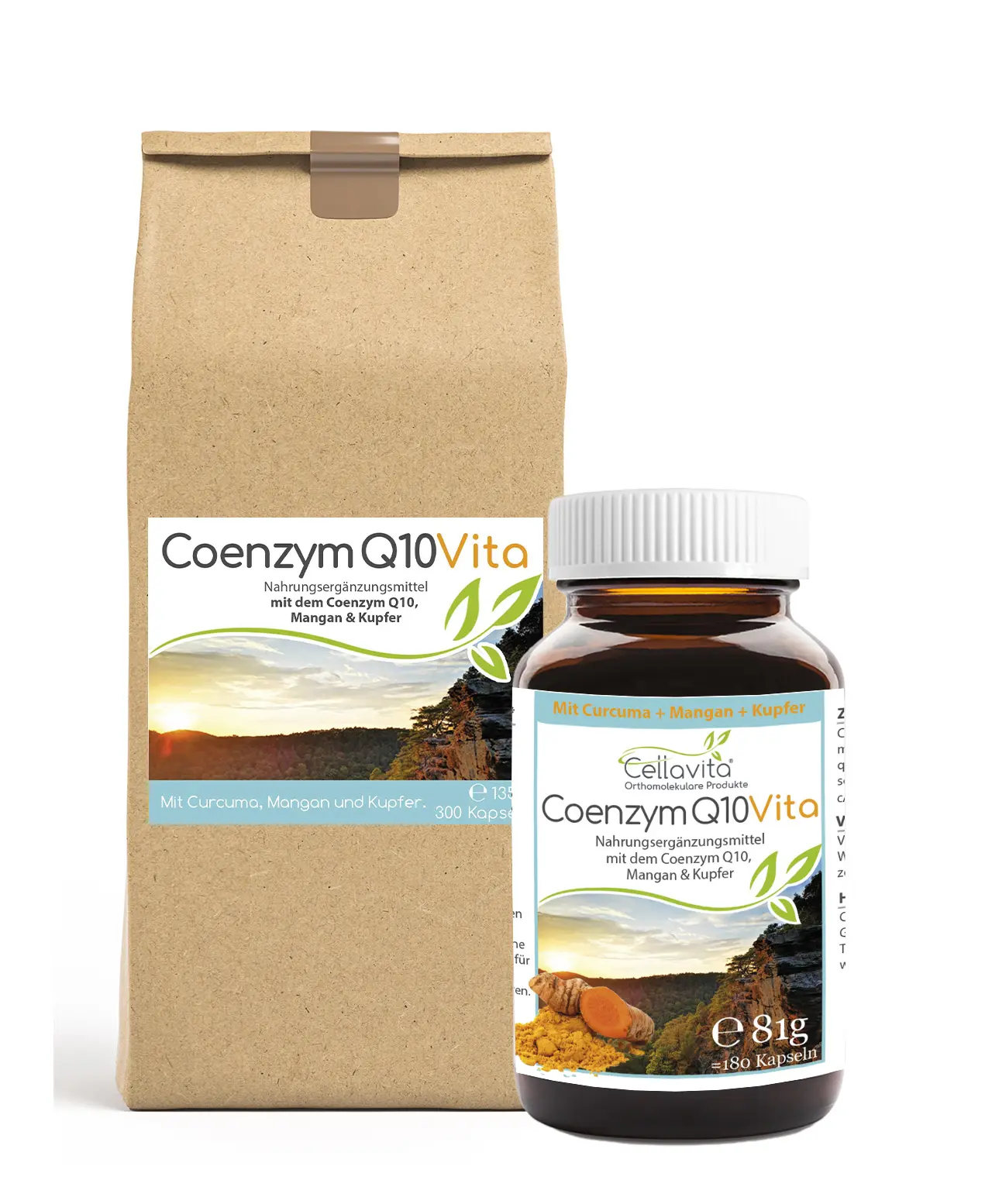 Coenzym Q10 Vita | (Mit Kurkuma + Mangan + Kupfer)