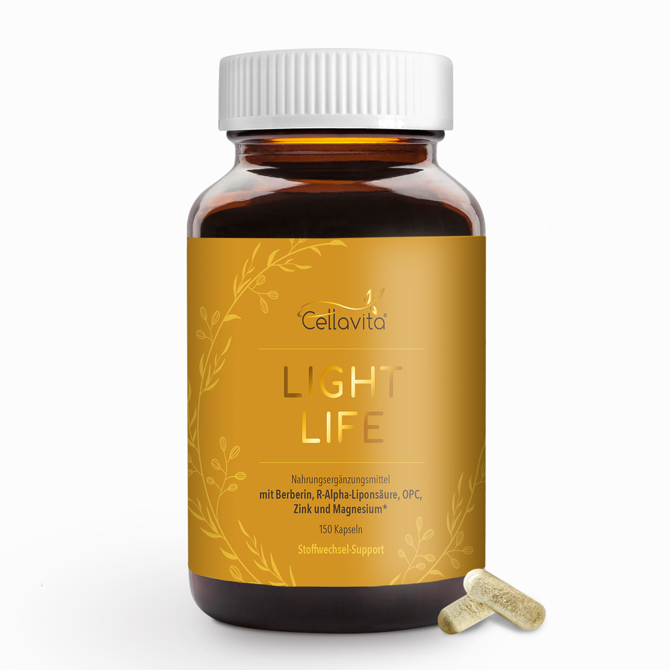 Light Life mit Berberin, R-Alpha-Liponsäure, OPC, Magnesium & Zink