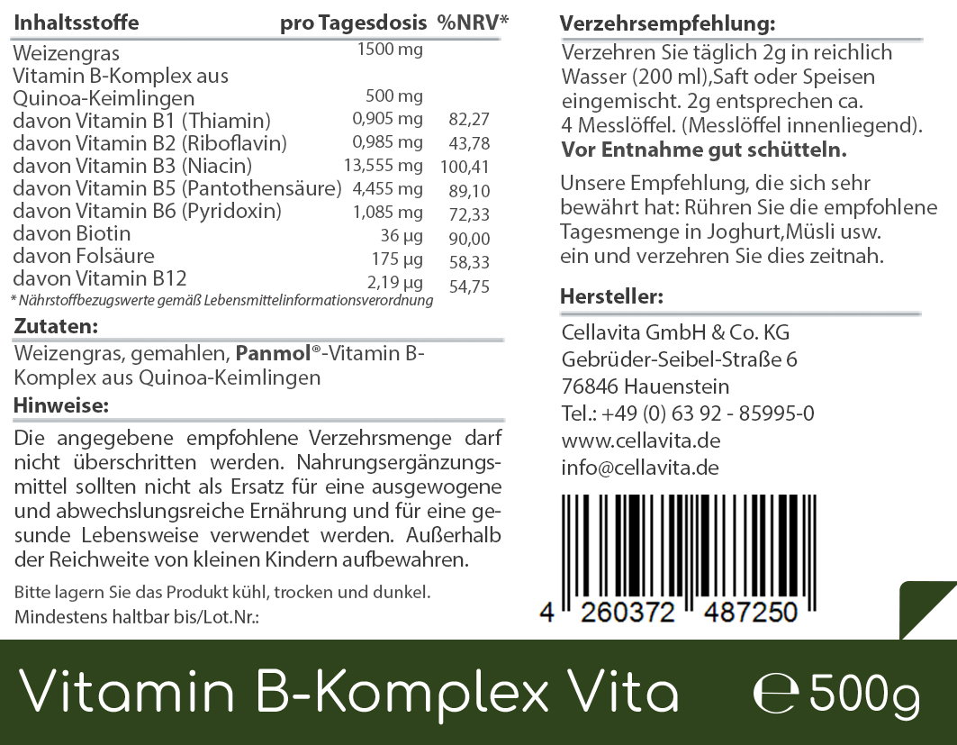 Vitamin B-Komplex Vita 