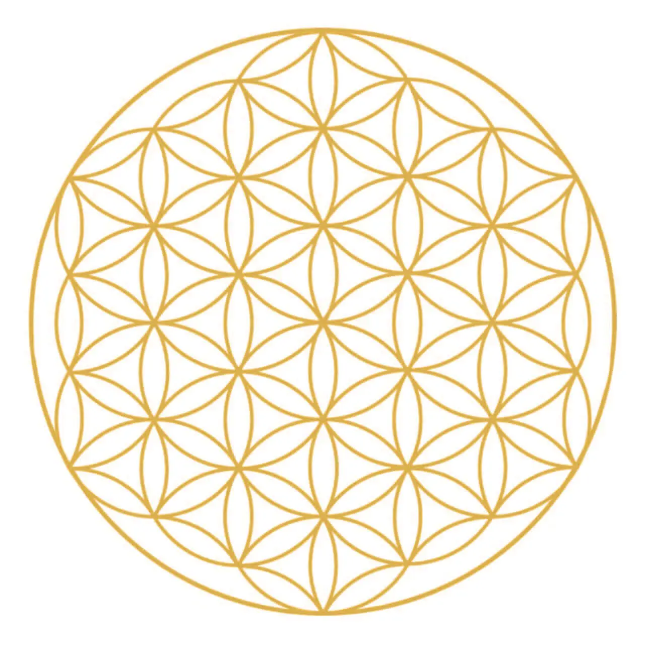 Blume des Lebens Aufkleber 10 Stk