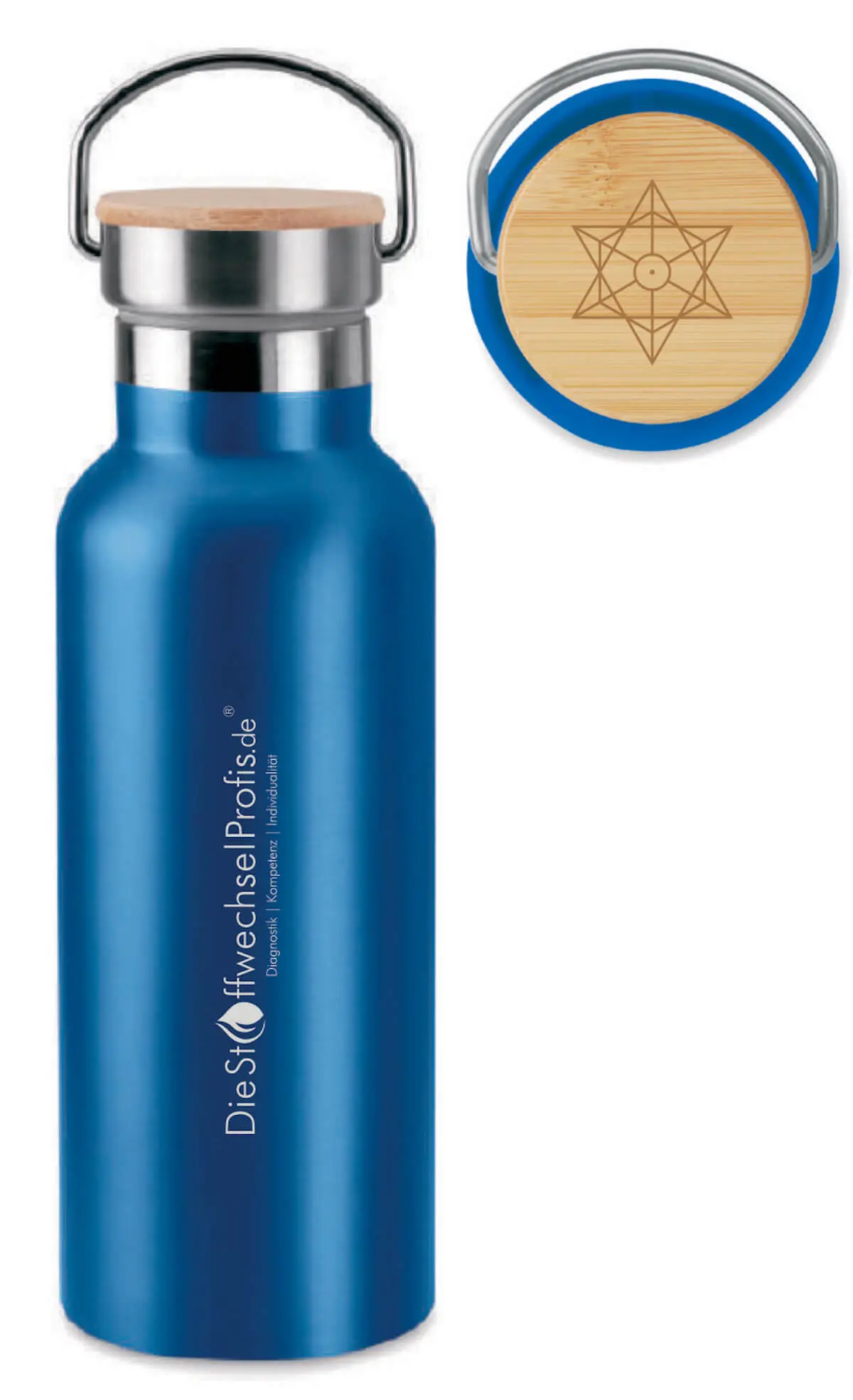 Hochenergie-Getränkeflasche 500ml by DieStoffwechselProfis® mit 90.10.® Quanten-Technologie