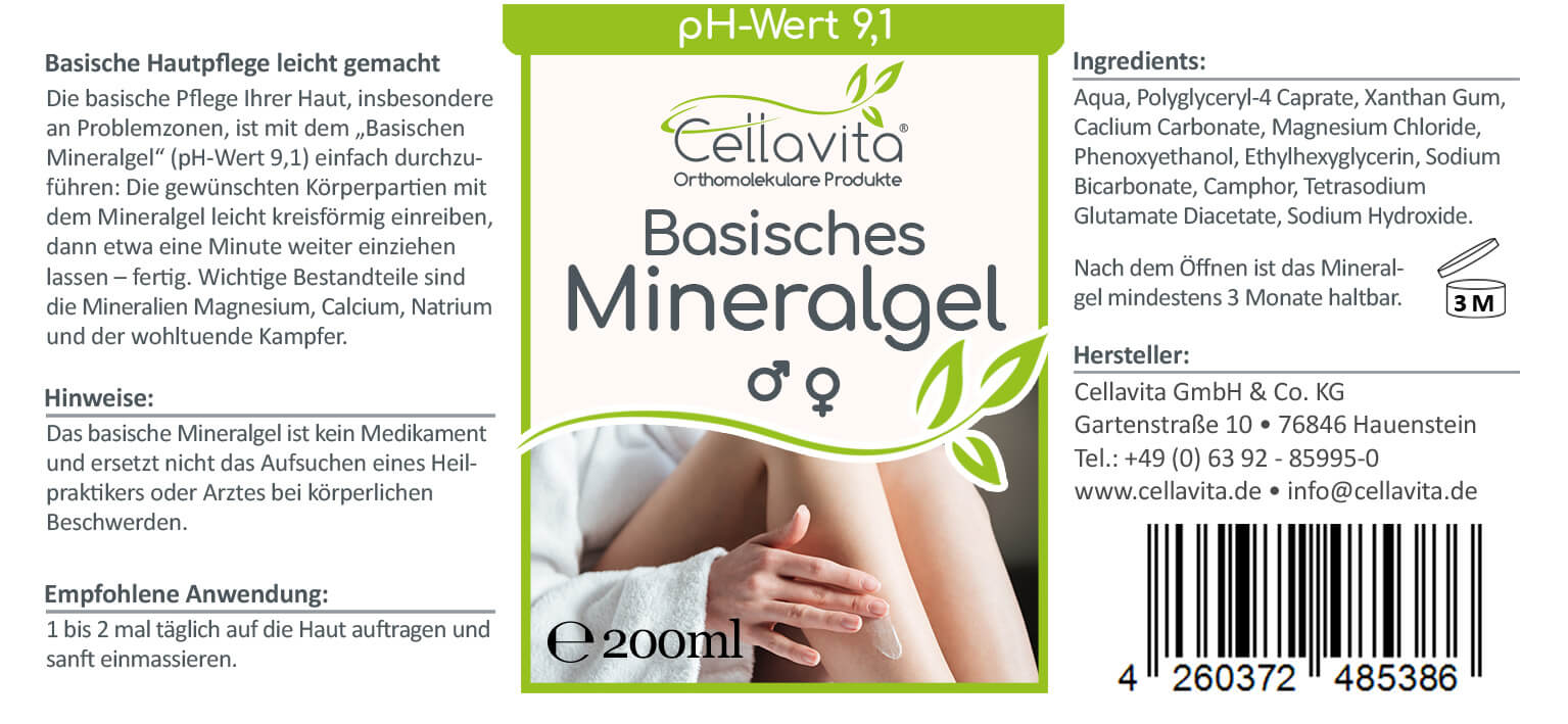 Basisches Mineralgel 200ml