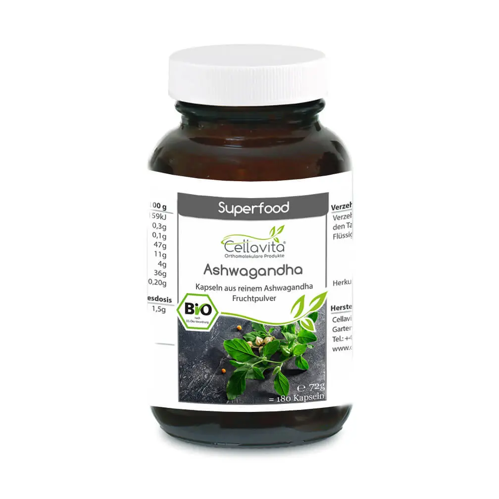 Superfood Ashwagandha bio Kapseln