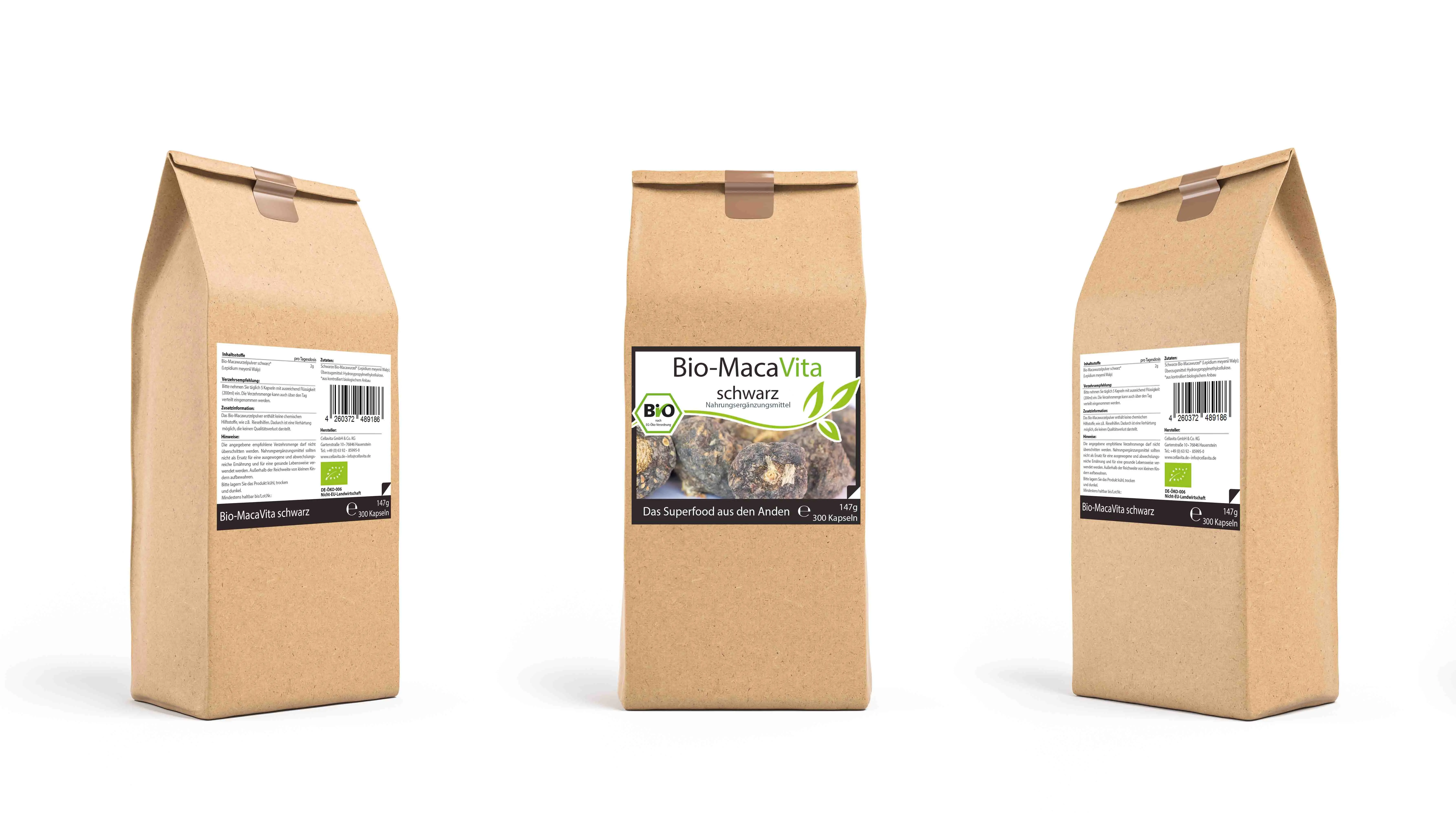 Bio-Maca Vita schwarz Kapseln