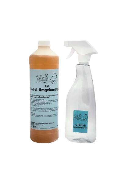 Effektive Mikroorganismen - Fellspray & Umgebungsspray SET
