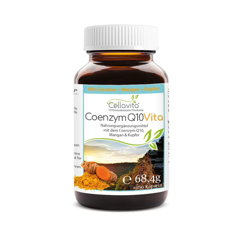 Coenzym Q10 Vita | (Mit Kurkuma + Mangan + Kupfer)