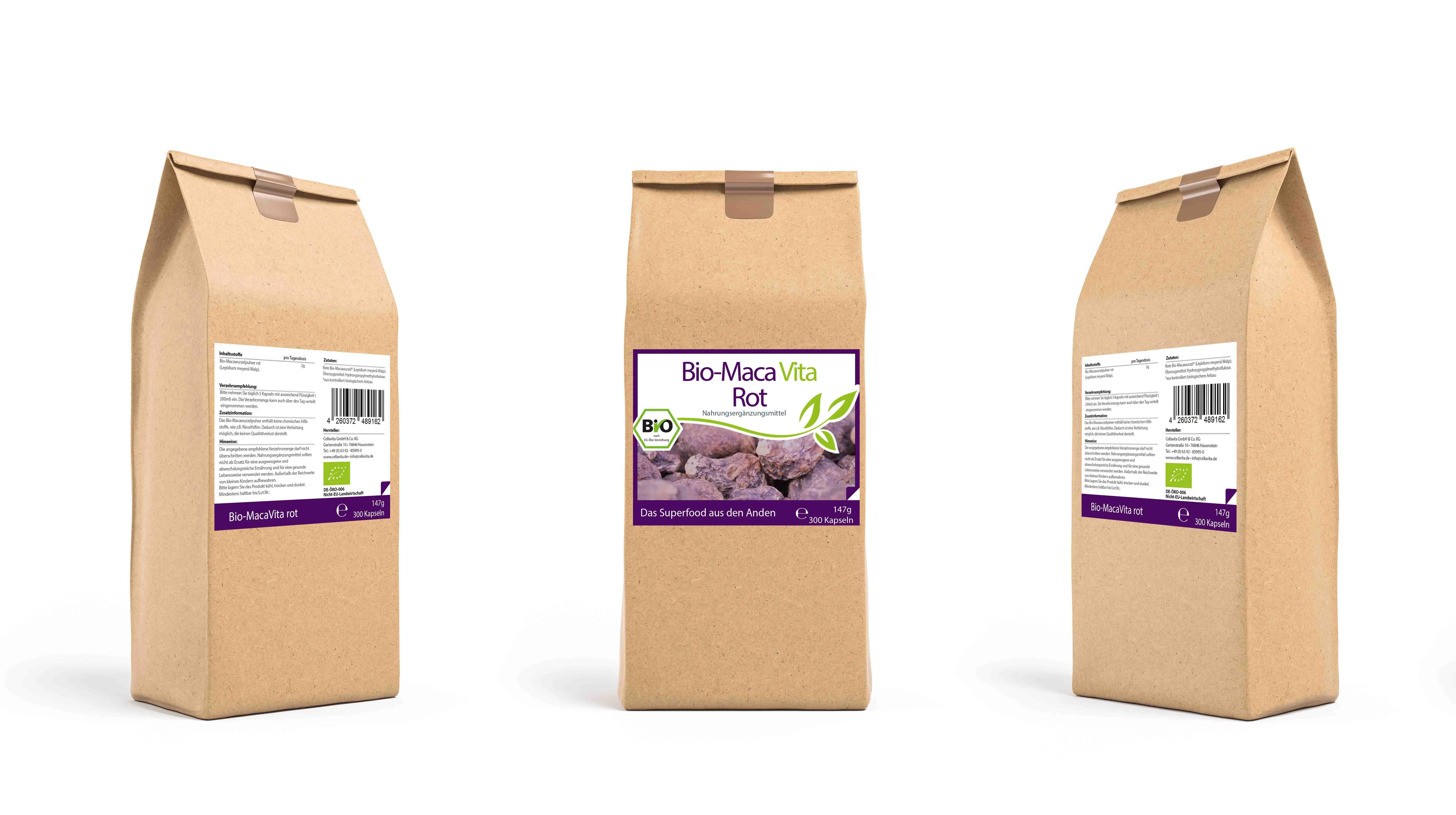 Bio-Maca Vita rot Kapseln