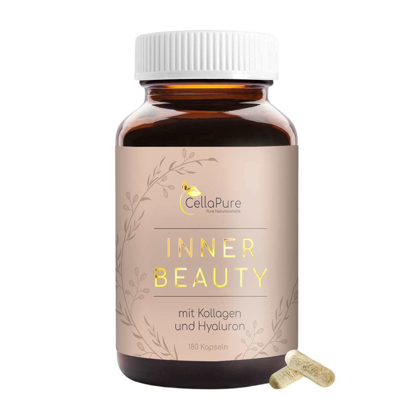 CellaPure Inner Beauty mit Kollagen und Hyaluron 180 Kapseln