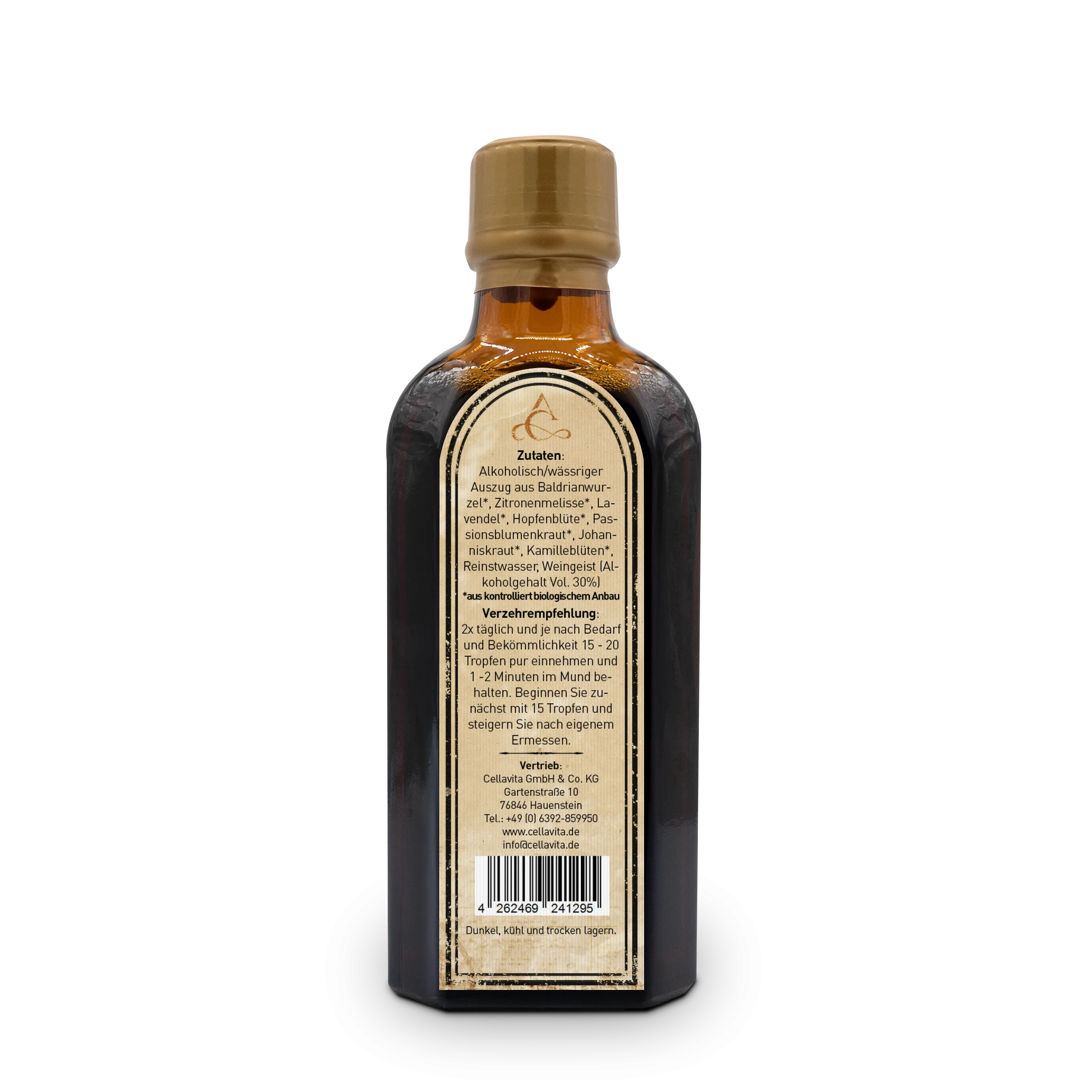 Herba Relax – Tinktur aus Extrakten von 7 traditionellen Entspannungskräutern