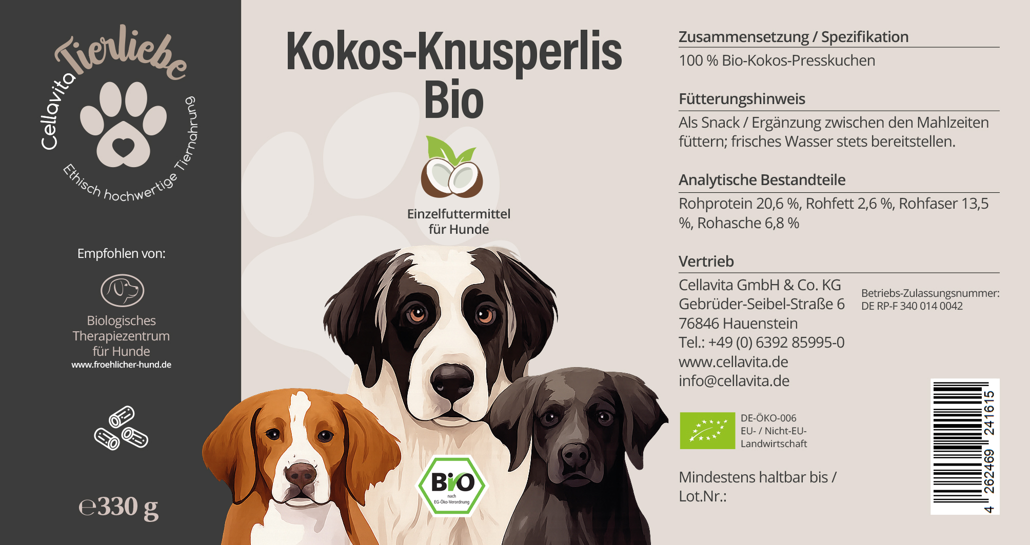 Kokos-Knusperlis (bio) 