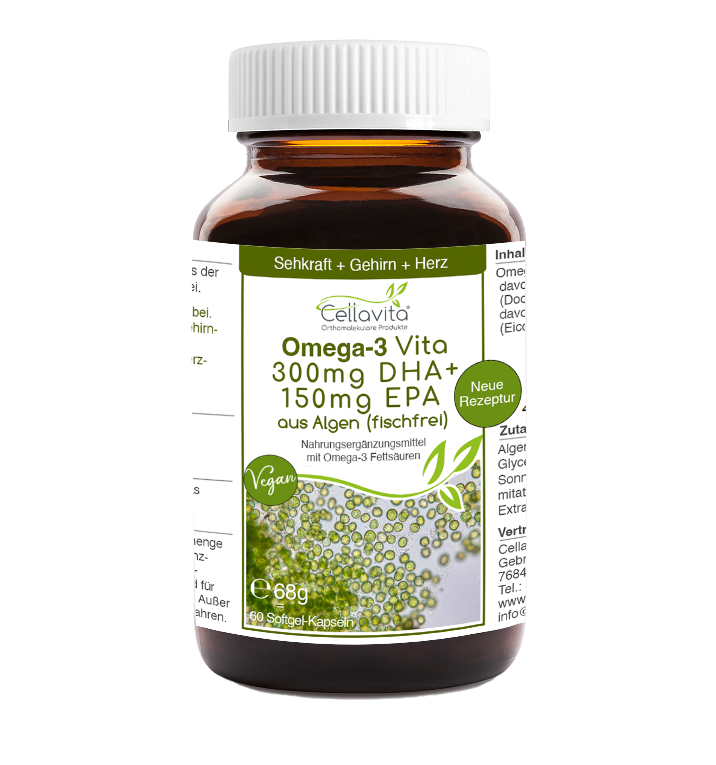 Omega-3 Vita DHA-EPA 60 Kapseln (fischfrei) 