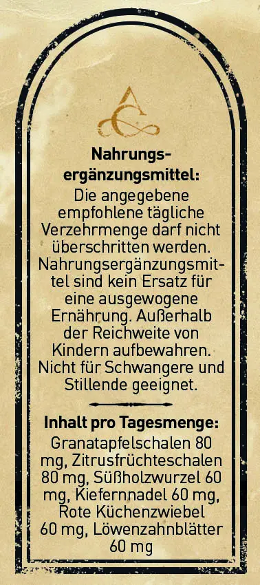 Vir-Ex – Tinktur aus 6 ausgewählten Käuter-Extrakten