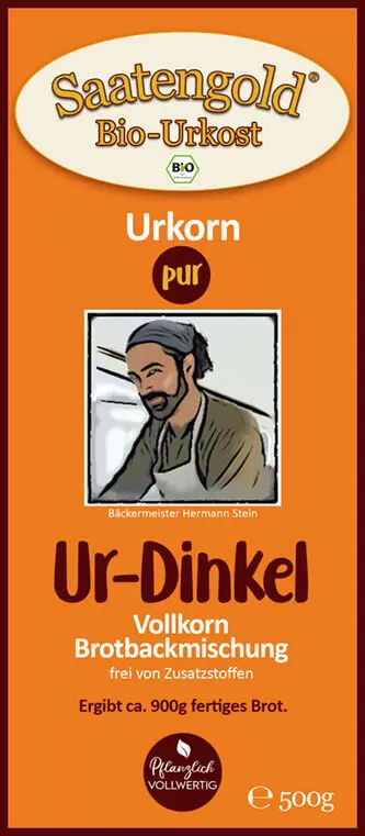 Mehl-Brotbackmischung (Bio) Ur-Dinkel Vollkorn pur 500g