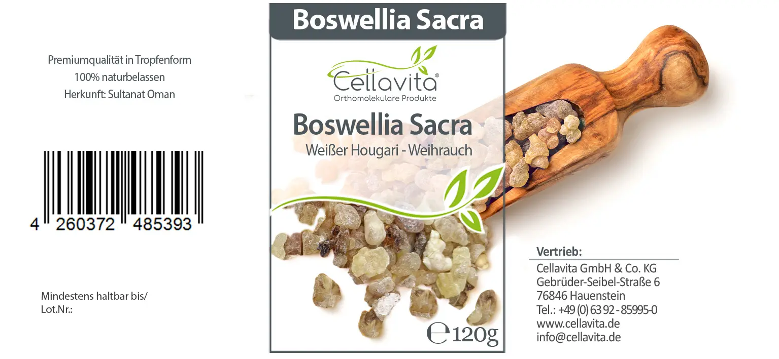 Weißer Hougari - Weihrauch in Tropfenform 