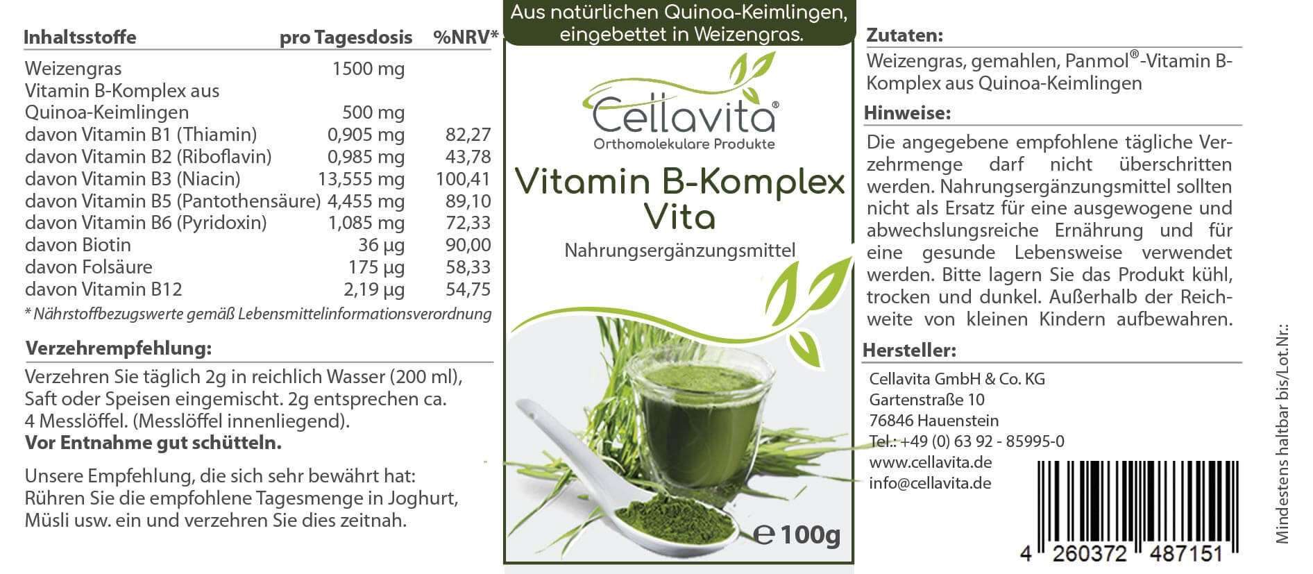 Vitamin B-Komplex Vita 