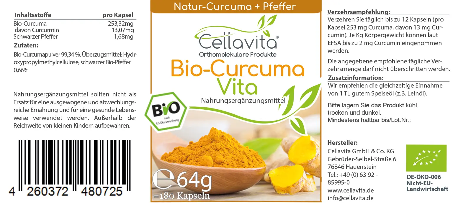 Bio-Curcuma Vita Kapseln