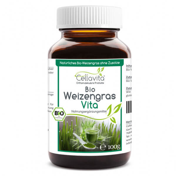 Bio Weizengras Vita 100g im Glas