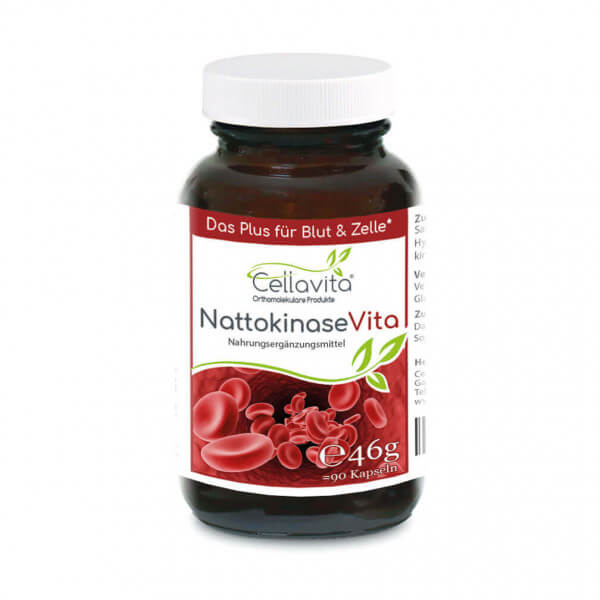 Nattokinase Vita (Das Plus für Blut &amp; Zelle) 90 Kapseln im Glas