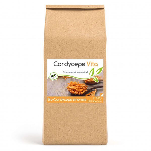 Bio Cordyceps Sinensis 500 Kapseln im Vorratsbeutel