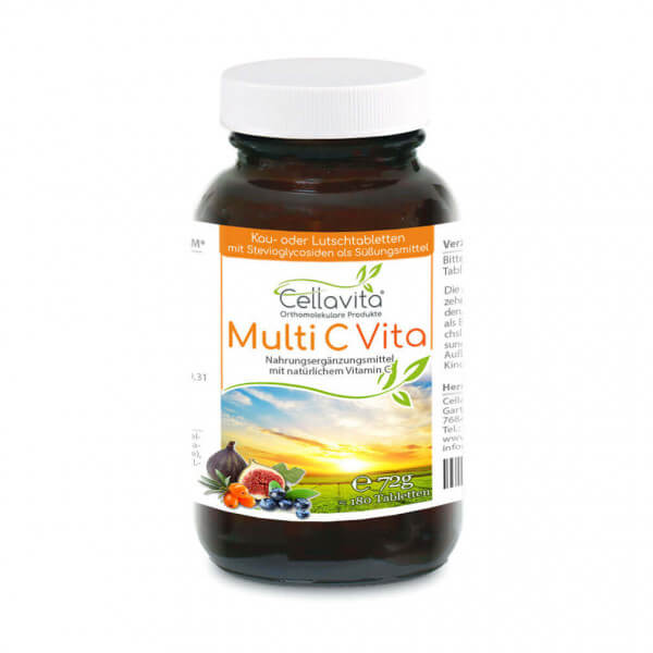 Multi C Vita 180 Tabletten im Glas
