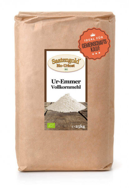 Emmer Vollkornmehl (Bio) 25kg Sack