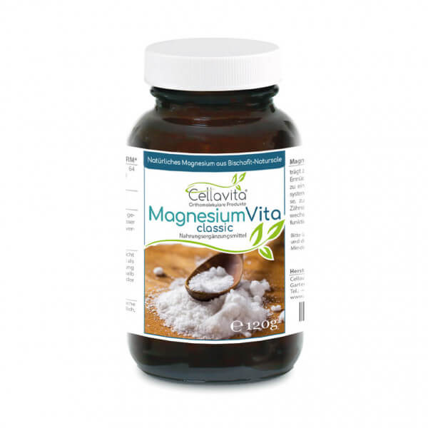 Magnesium Vita 'classic' (100%) - 120g im Glas