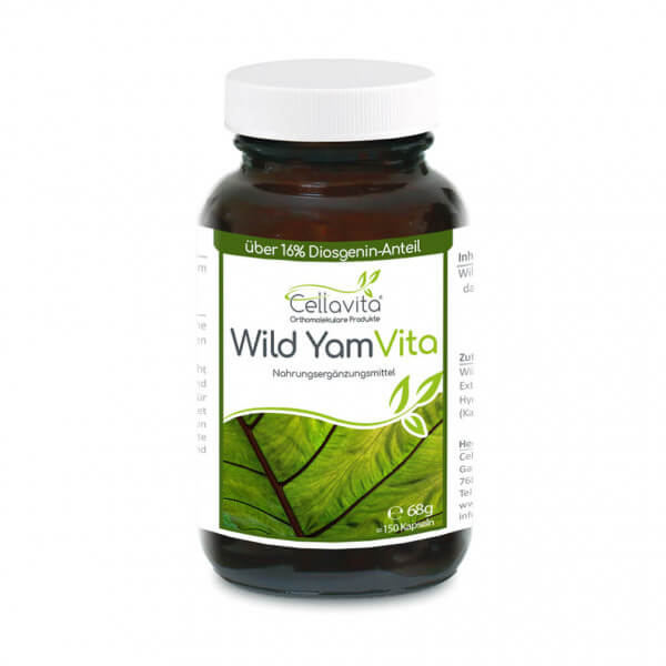 Wild Yam Vita (Yamswurzel) 150 Kapseln im Glas