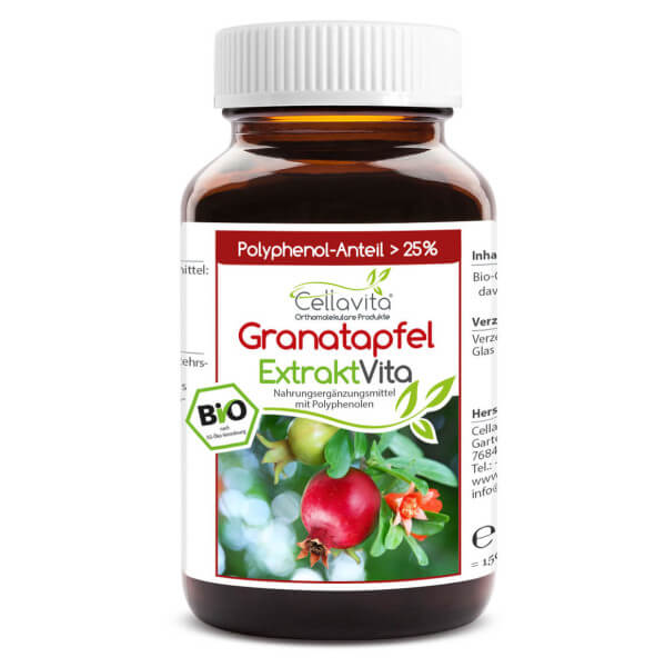 Bio Granatapfel-Extrakt Vita - 150 Kapseln - 75 Tagesvorrat