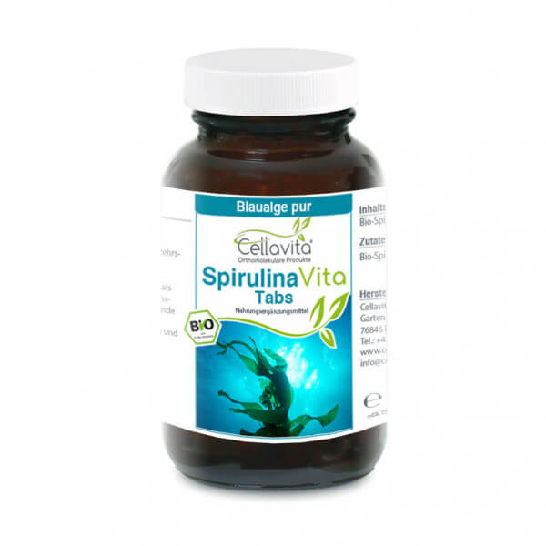 Bio Spirulina Vita Tabs à 400mg - 100g - 25 Tages Vorrat