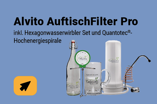 Alvito Auftisch-Filter, Basic, für reines Trinkwasser