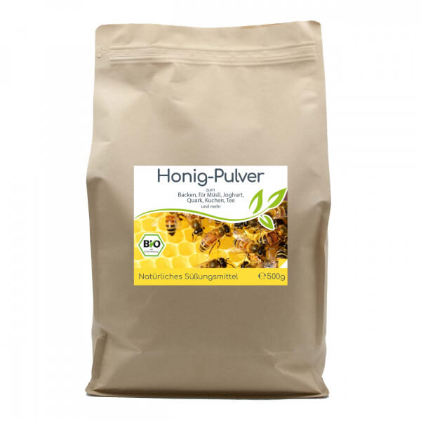 Honig-Pulver (Bio) 500g Vorratsbeutel