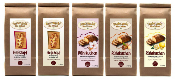 Kuchen Backmischung (Bio) | 5 verschiedene Kuchenbackmischungen