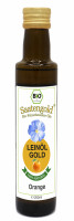Saatengold-Bio-Feinschmecker-Öle "Leinöl Orange" 250ml