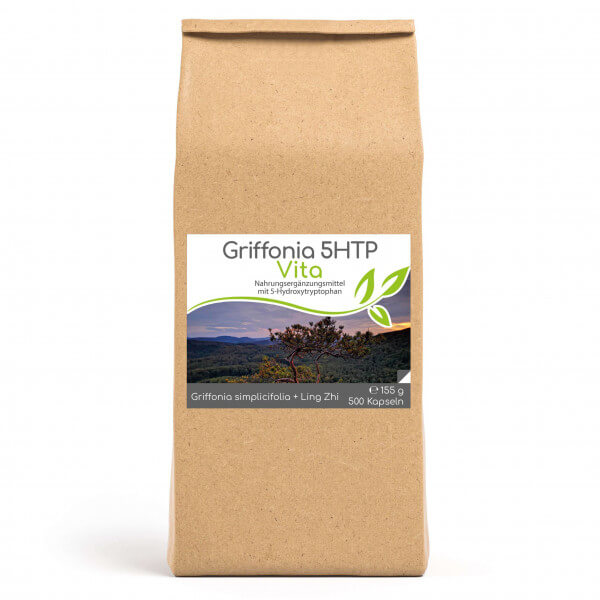Griffonia 5-HTP 500 Kapseln im Vorratsbeutel