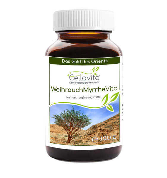 Weihrauch (Boswellia sacra) Myrrhe Vita 120g im Glas