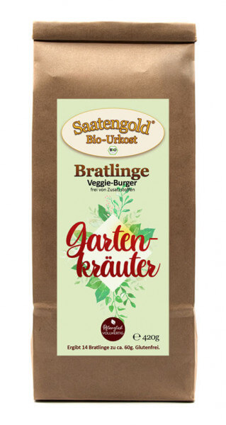 Bratlinge - Veggieburger "Gartenkräuter" für 14 Bratlinge 