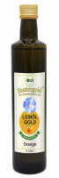 Saatengold-Bio-Feinschmecker-Öle "Leinöl Orange" 500ml