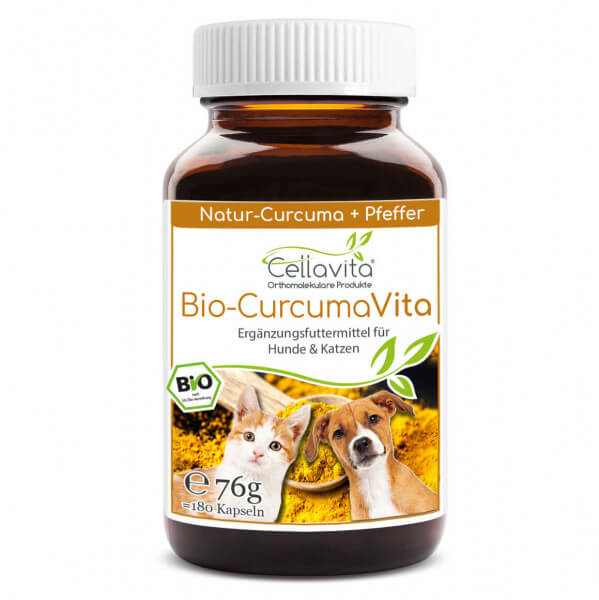 BIO - Curcuma - 180 Kapseln für Hunde & Katzen