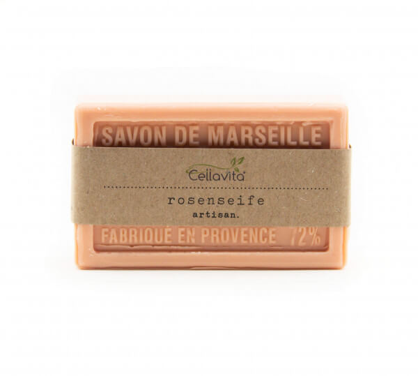 Natur-Seife Rose "Savon de Marseille" 100g (Kernseife)