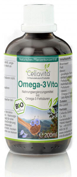 Omega-3 Vita (Bio) Pflanzenkonzentrat 200ml