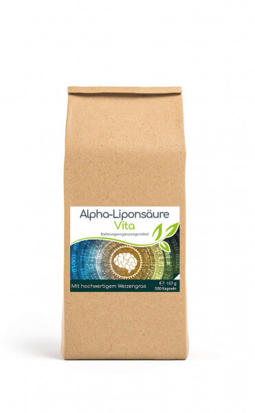 Alpha-Liponsäure Vita 500 Kapseln Vorratsbeutel