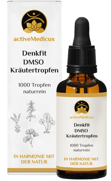 DenkFit DMSO Kräutertropfen (50 ml, 1000 Tropfen, Naturrein,