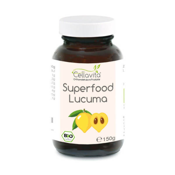 Superfood Lucuma bio Pulver 150g im Glas