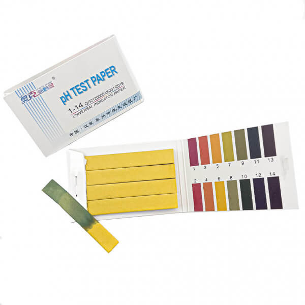 pH-Teststreifen Papier von 0-14