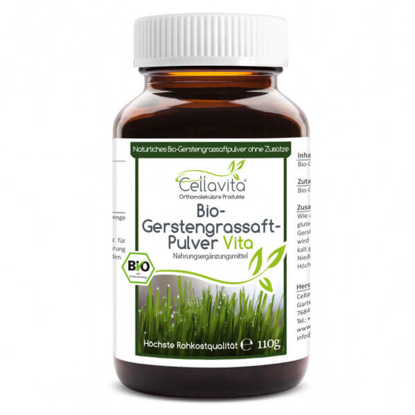 Bio Gerstengrassaft-Pulver Vita 110g Pulver im Glas