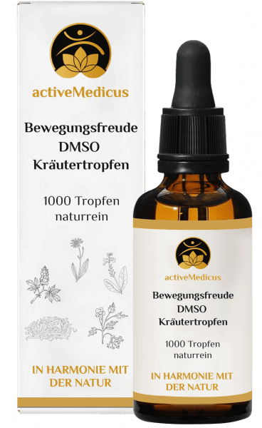 BewegungsFreude DMSO Kräutertropfen (50 ml, 1000 Tropfen, Naturrein, Bio)