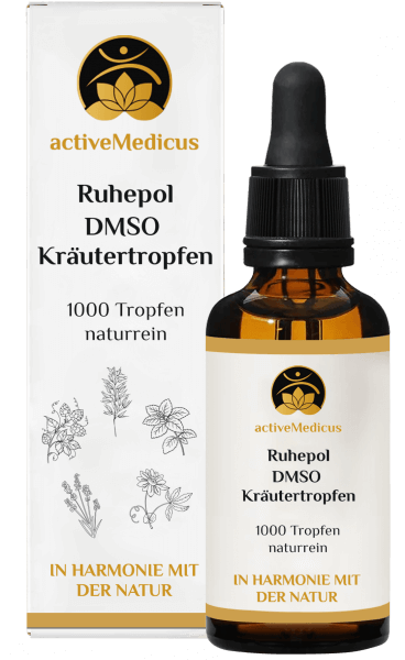 RuhePol DMSO Kräutertropfen (50 ml, 1000 Tropfen, Naturrein, Bio)